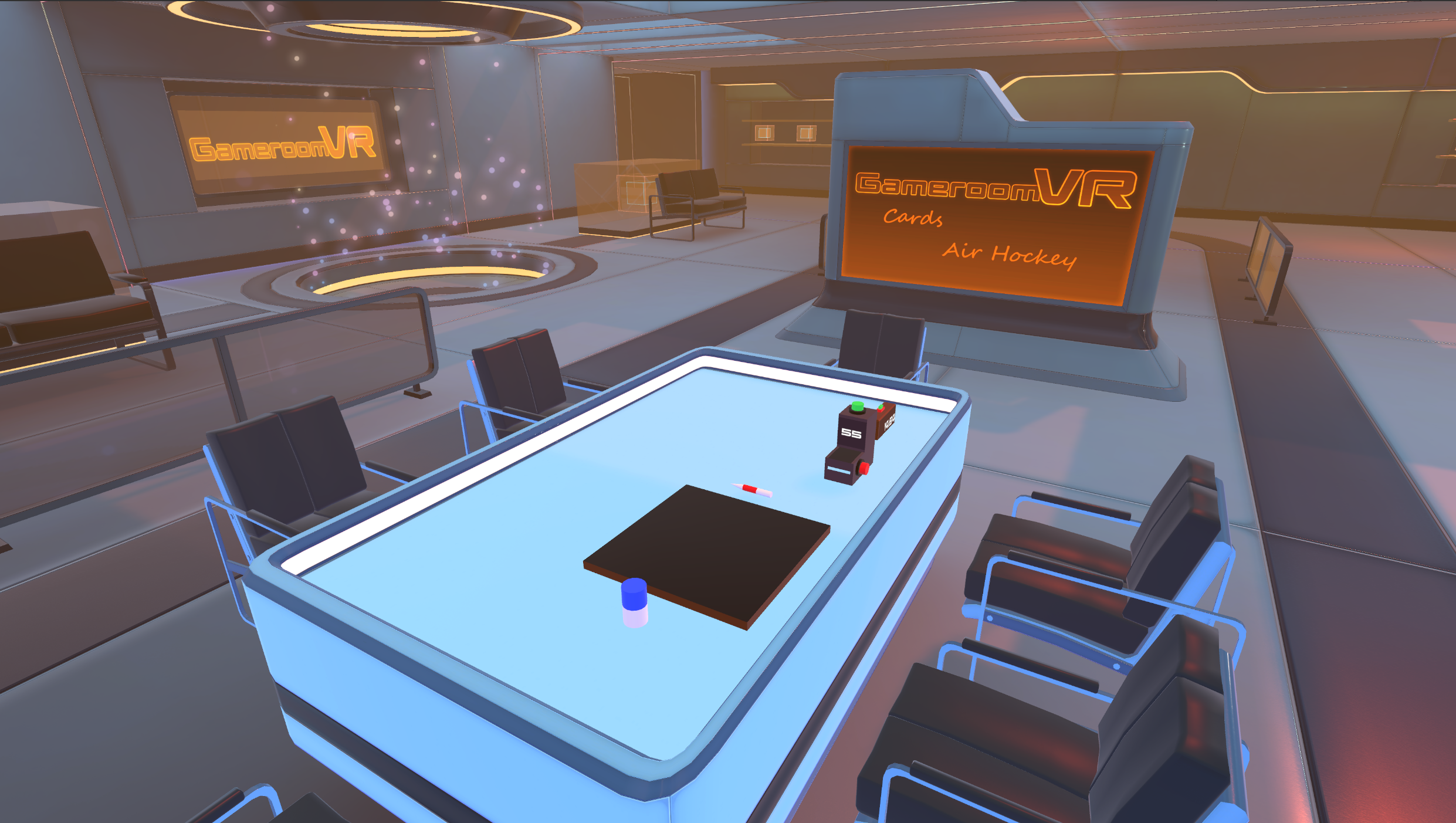 Poker table GameRoomVR